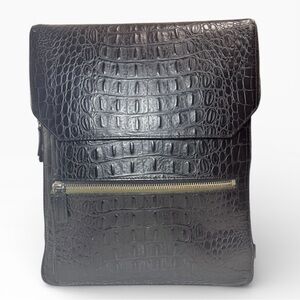 Uri Minkoff Anto crocodile-embossed leather backpack